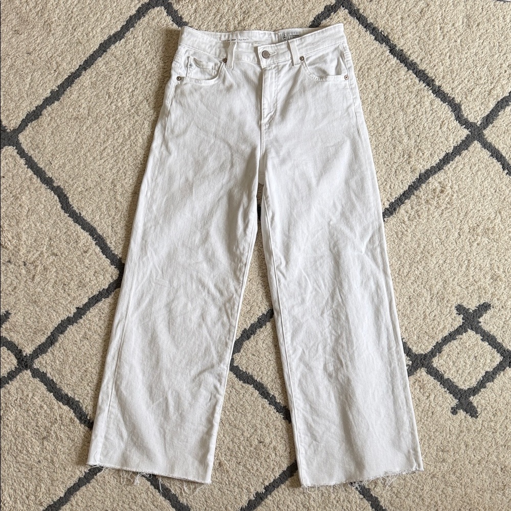 AG Saige Wide Leg Crop Jeans